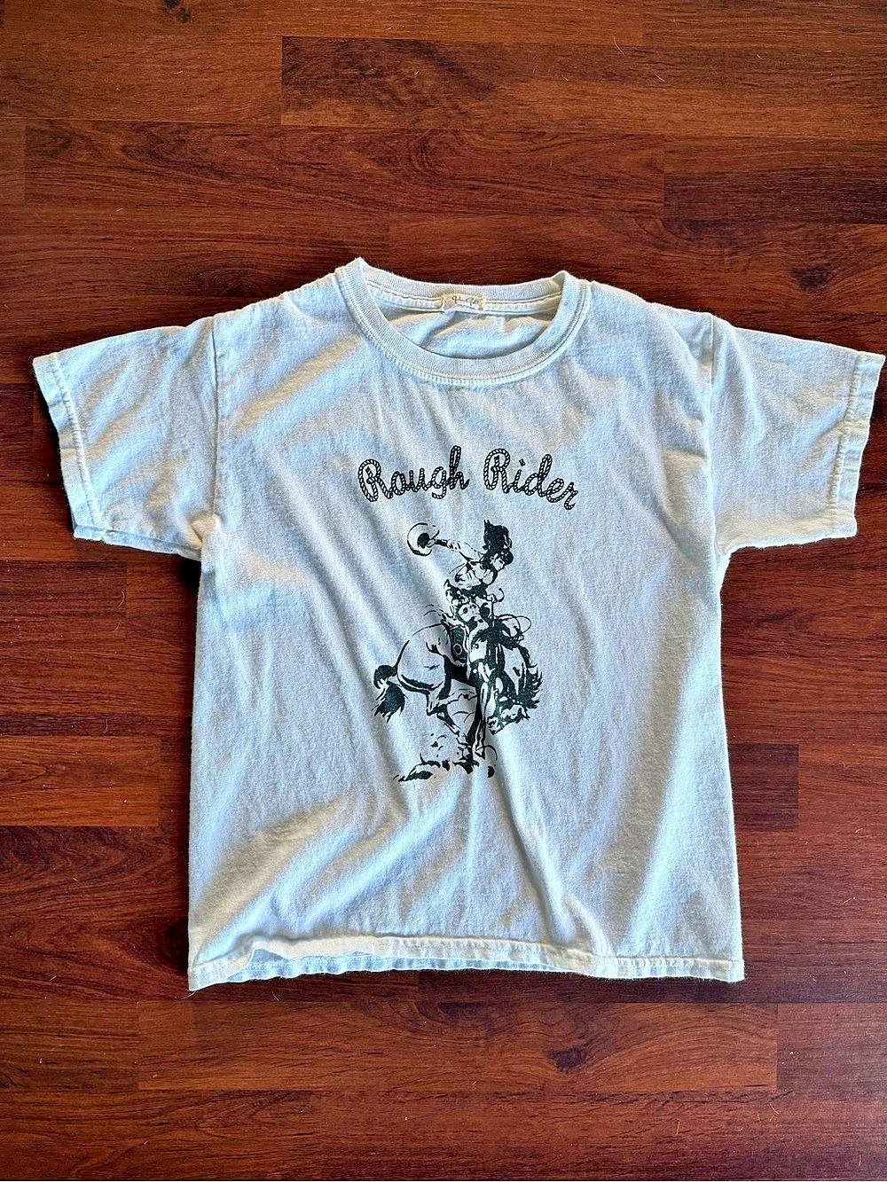 I Galt Pacsun Baby Tee Rough Rider Graphic